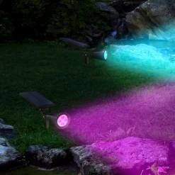 2 Spots solaires projecteurs SPIKY Multicolore 100LM