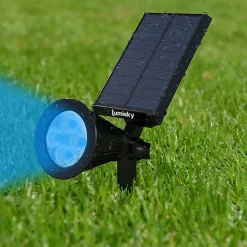 2 Spots solaires projecteurs SPIKY Multicolore 100LM