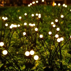 18 Torches solaires 180 boules connectées LYRA FAMILY H70cm