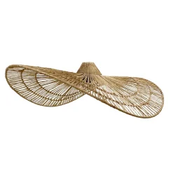 Abat jour naturel seul MARBELLA H14cm