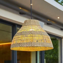 Abat jour naturel seul MERIDA H34cm