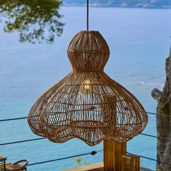 Abat jour naturel seul RONDA H53cm