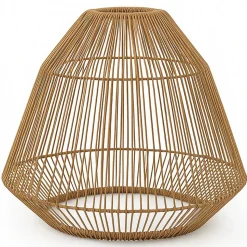 Abat jour poly rotin seul MAYA H39cm