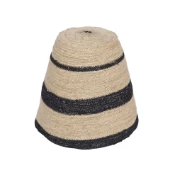 Abat jour pour Suspension en herbier à rayures noires - Opjet Paris