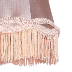 Abat-jour à pince en tissu rose 12 cm - Granny