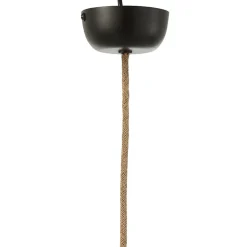 Abat-jour à suspendre en bois Naturel 45x45x40cm