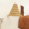 Abat-jour cône fibre de palmier (40x40 cm - Naturel)