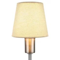 Abat-jour conique beige Ø10cm GoodHome Lokombi