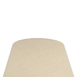 Abat-jour conique beige Ø35cm GoodHome Lokombi