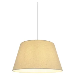 Abat-jour conique beige Ø35cm GoodHome Lokombi