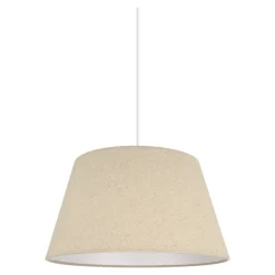 Abat-jour conique beige Ø35cm GoodHome Lokombi