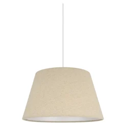 Abat-jour conique beige Ø30cm GoodHome Lokombi