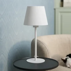 Abat-jour conique blanc Ø20cm GoodHome Lokombi