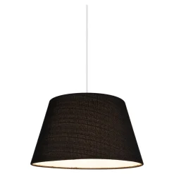 Abat-jour conique gris anthracite Ø30cm GoodHome Lokombi