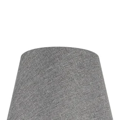 Abat-jour conique gris clair Ø20cm GoodHome Lokombi