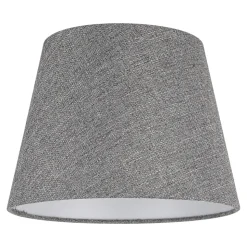 Abat-jour conique gris clair Ø20cm GoodHome Lokombi
