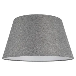 Abat-jour conique gris Ø35cm GoodHome Lokombi