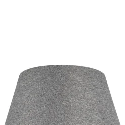 Abat-jour conique gris Ø35cm GoodHome Lokombi