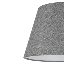 Abat-jour conique gris Ø30cm GoodHome Lokombi