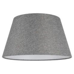 Abat-jour conique gris Ø30cm GoodHome Lokombi