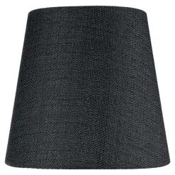 Abat-jour conique noir Ø10cm GoodHome Lokombi