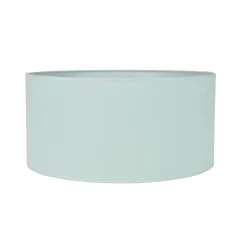 Abat-jour cylindre en coton vert sauge Ø40cm Corep