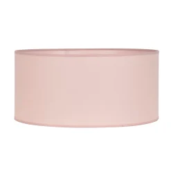 Abat-jour cylindre en coton nude Ø40cm Corep