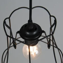 Abat-jour en métal noir 20/19 - Granny Frame