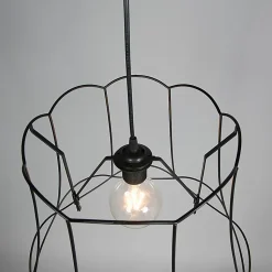 Abat-jour en métal noir 45/36 - Granny Frame