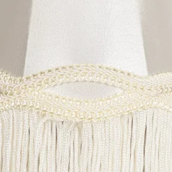 Abat-jour en tissu à clipser crème 12 cm - Granny