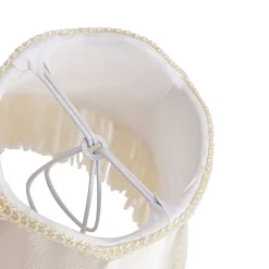 Abat-jour en tissu à clipser crème 12 cm - Granny