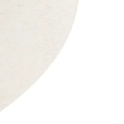 Abat-jour en tissu beige rond incliné 50/17.5/25