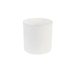 Abat-jour en tissu blanc 25/25/25