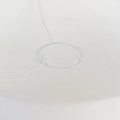 Abat-jour en tissu blanc 25/25/25