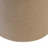 Abat-jour en tissu brun clair 18/18/14