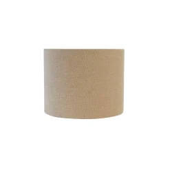 Abat-jour en tissu brun clair 18/18/14