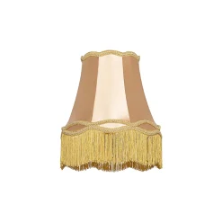 Abat-jour en tissu doré 30 cm - Granny