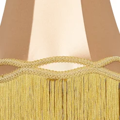 Abat-jour en tissu doré 30 cm - Granny