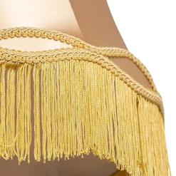 Abat-jour en tissu doré 30 cm - Granny