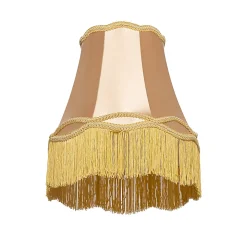 Abat-jour en tissu doré 30 cm - Granny