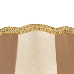 Abat-jour en tissu doré 30 cm - Granny