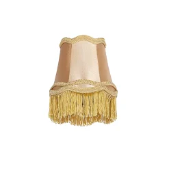 Abat-jour en tissu doré 12 cm - Granny