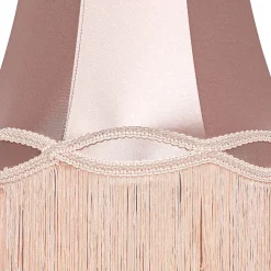 Abat-jour en tissu rose 30 cm - Granny