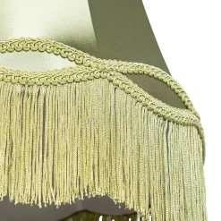 Abat-jour en tissu vert 30 cm - Granny