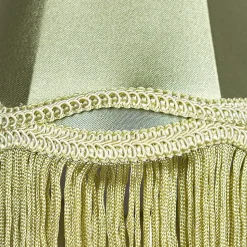 Abat-jour en tissu vert 12 cm - Granny