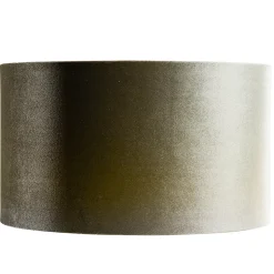 Abat-jour en velours vert avec intérieur doré 35/35/20