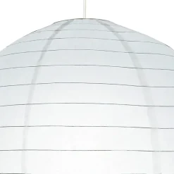 Abat-jour papier Raqis Ø58cm GoodHome Blanc