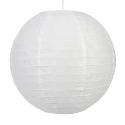Abat-jour papier Raqis Ø28cm GoodHome Blanc