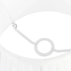 Abat-jour plissé blanc 35/20 cm