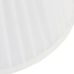 Abat-jour plissé blanc 35/20 cm